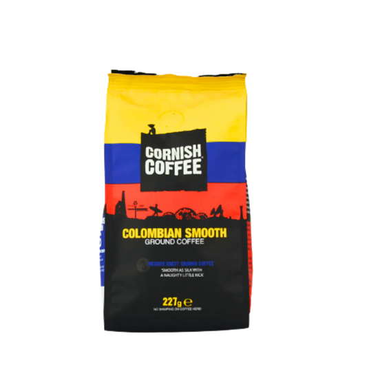 Colombian Smooth Ground Coffee 227g - Cornish Tea & Coffee