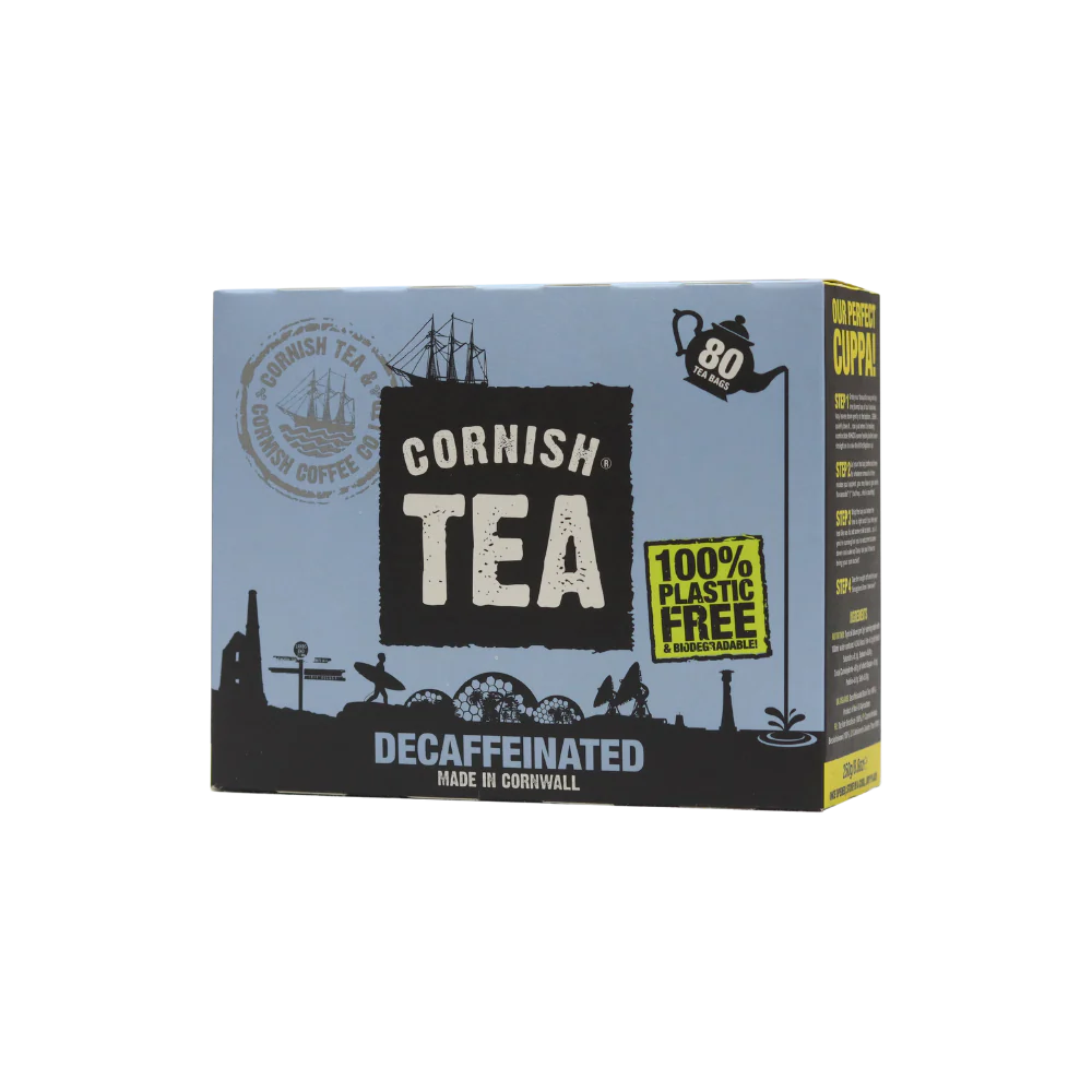 Cornish Tea Decaffeinated Smugglers Brew - Box of 80 Tea Bags