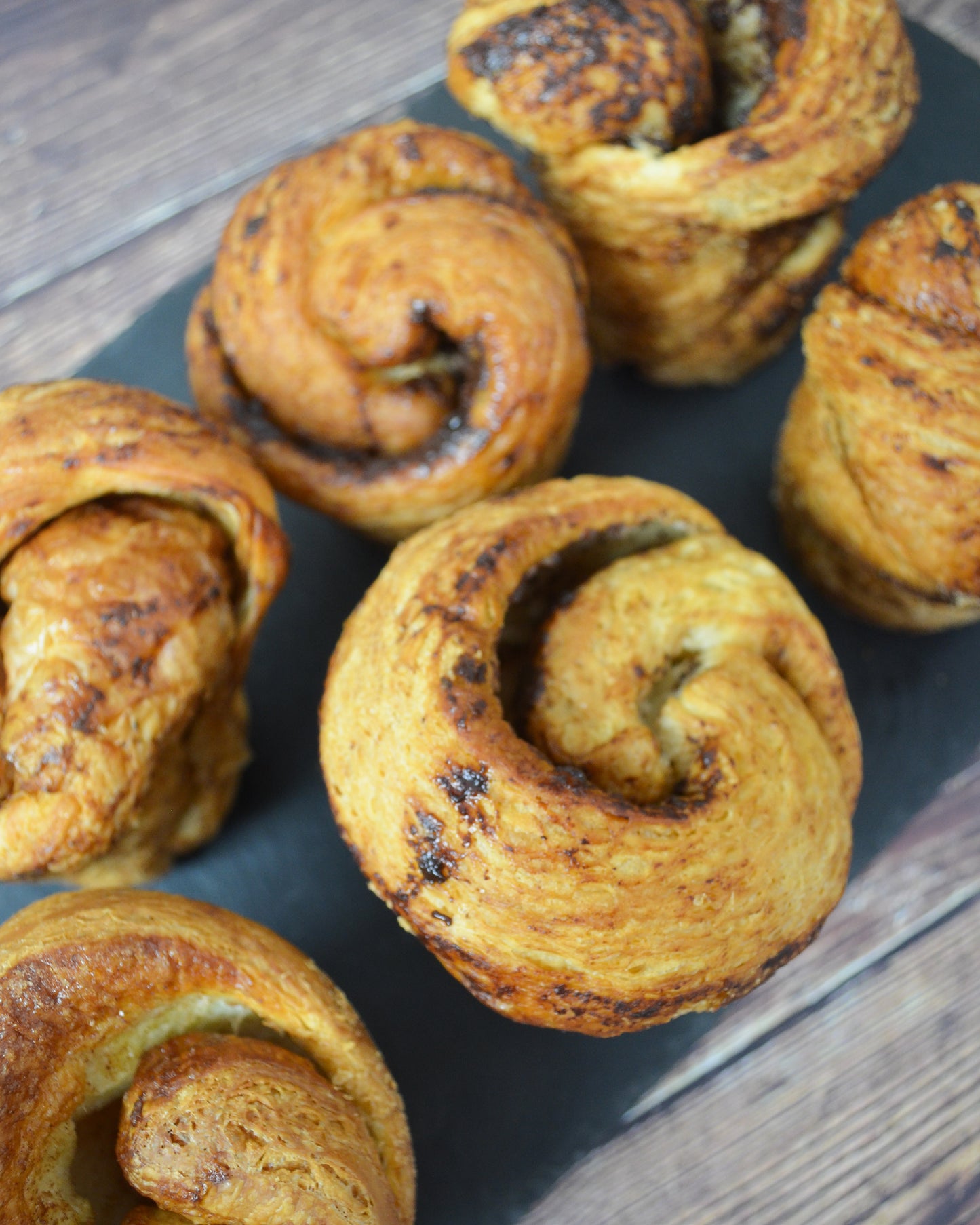 6 Nutella Cornish Cruffins