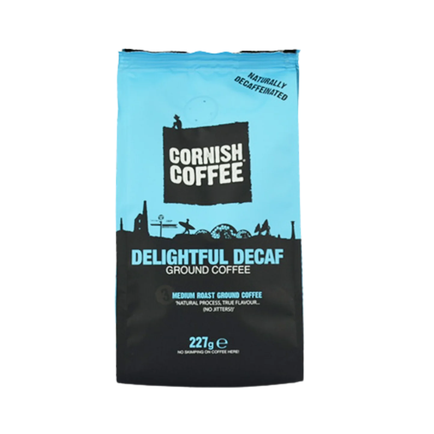 Delightful Decaf Ground Coffee 227g - Cornish Tea & Coffee
