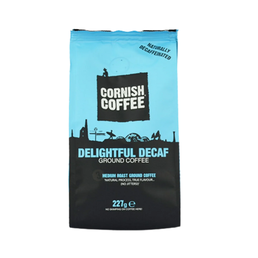 Delightful Decaf Ground Coffee 227g - Cornish Tea & Coffee