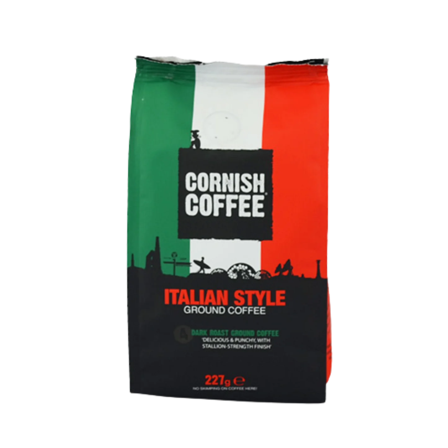Italian Style Ground Coffee 227g - Cornish Tea & Coffee