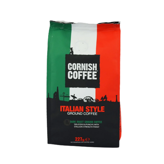 Italian Style Ground Coffee 227g - Cornish Tea & Coffee