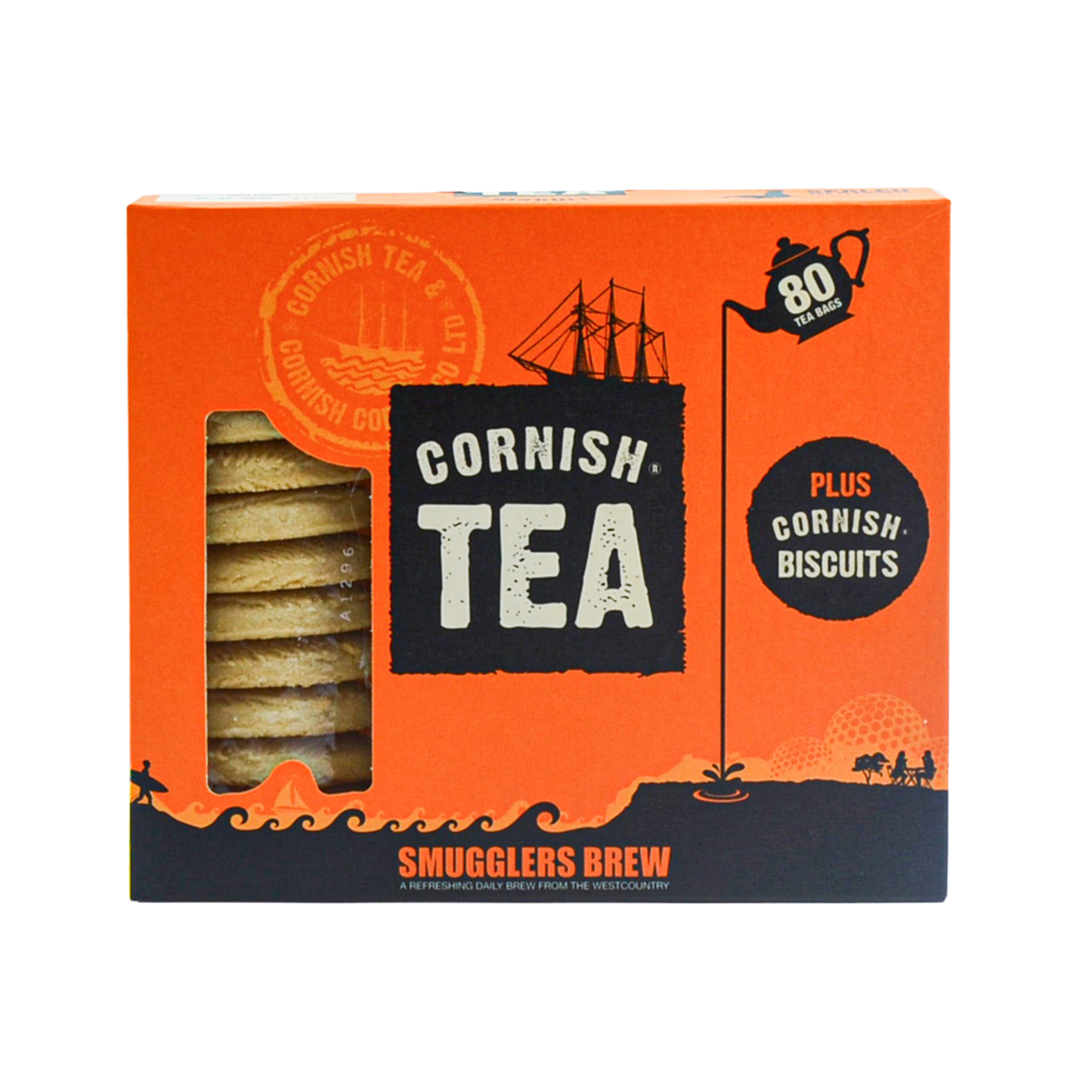 Cornish Tea & Biscuits - 80 Smugglers Brew & Biscuits