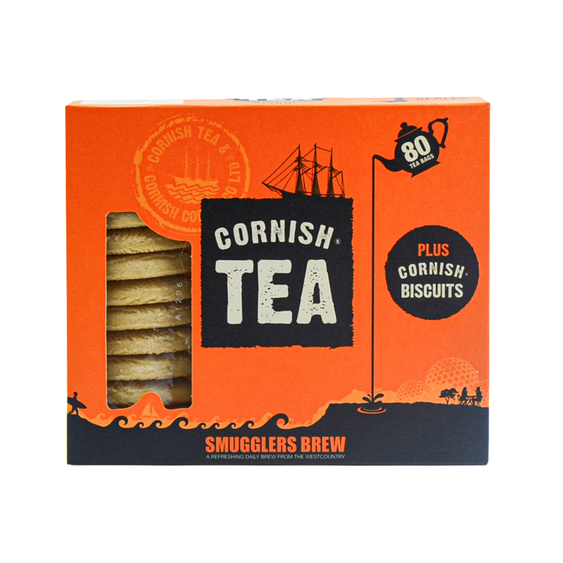 Cornish Tea & Biscuits - 80 Smugglers Brew & Biscuits