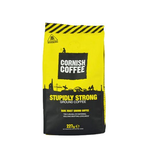 Stupidly Strong Ground Coffee 227g - Cornish Tea & Coffee